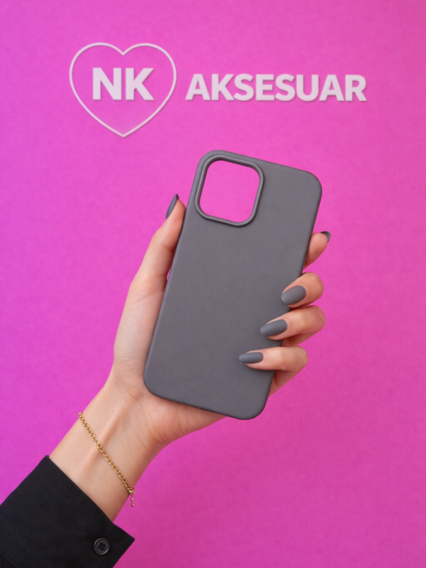 iPhone 16 ProMax Kılıf – Gri Renk