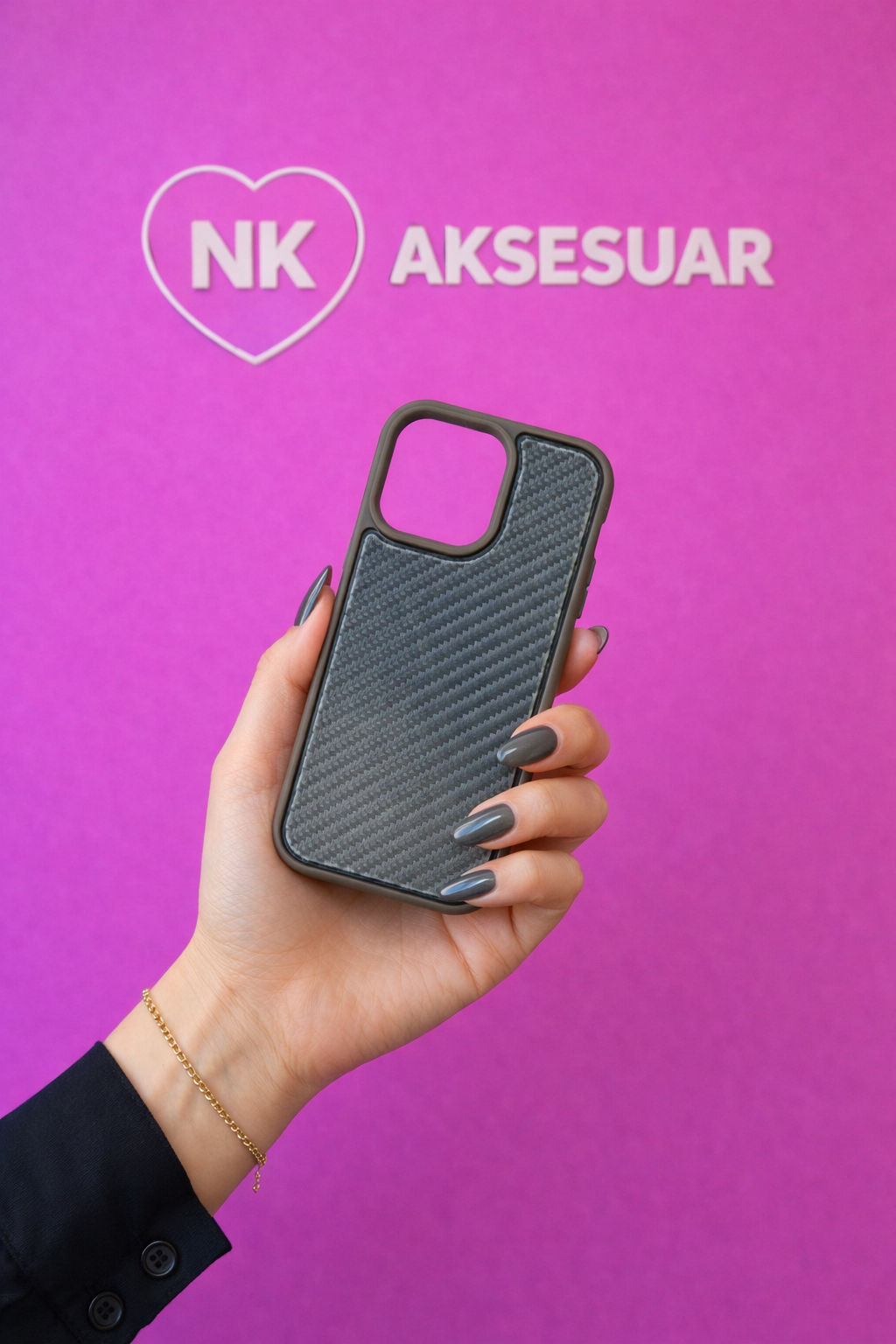 iPhone 16 Pro Cüzdanlı Magcase –Natural Titanium Renk - Görsel 2